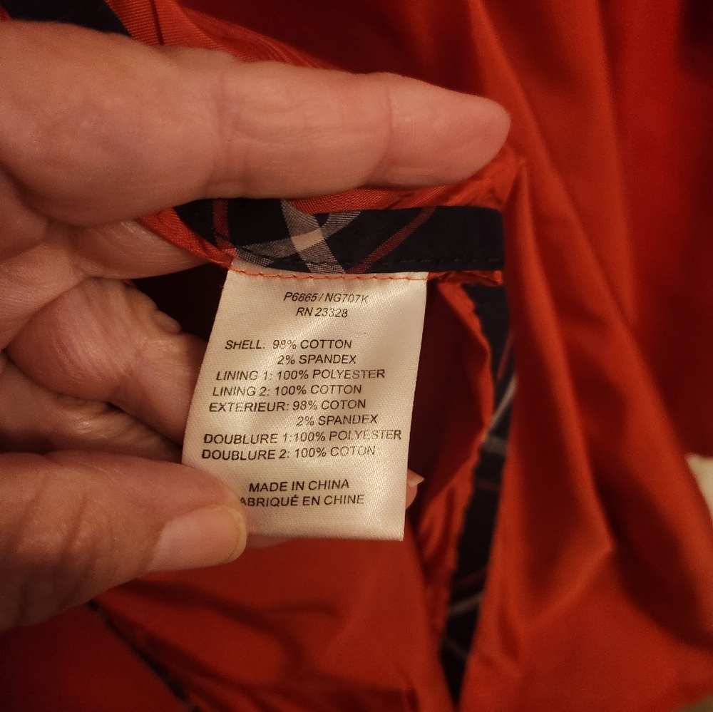 Pendleton Red Coat With Plaid Interior - image 4